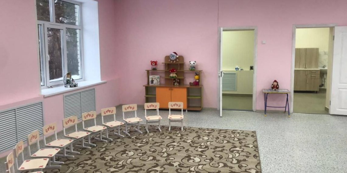 Восстановленный после жуткого пожара детсад открыли в Майнском районе