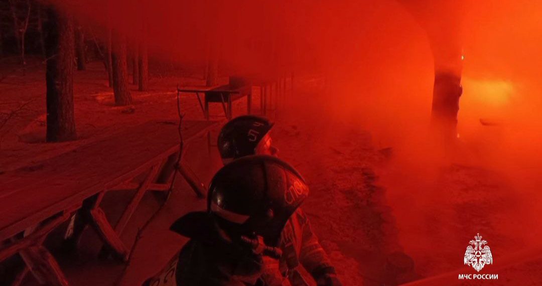 Ночью под Ульяновском горела турбаза «Архангельская слобода»