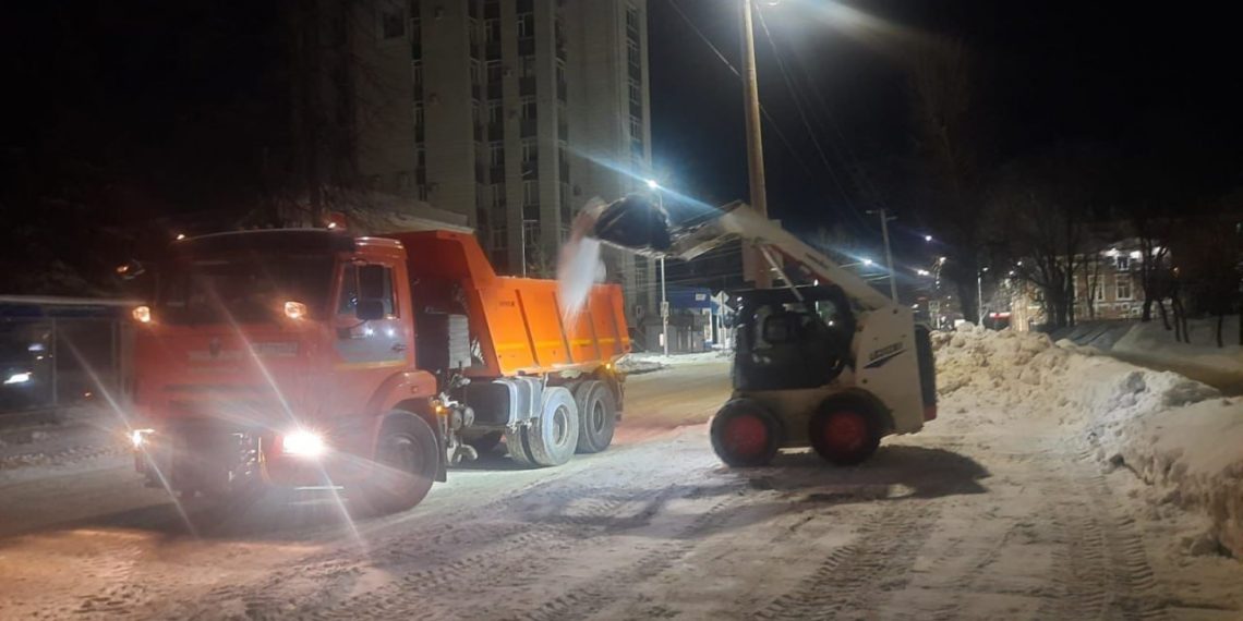 За ночь в Ульяновске расширили 18 улиц