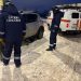 В Ульяновске иномарка пробила отбойник и повисла на столбах крепления