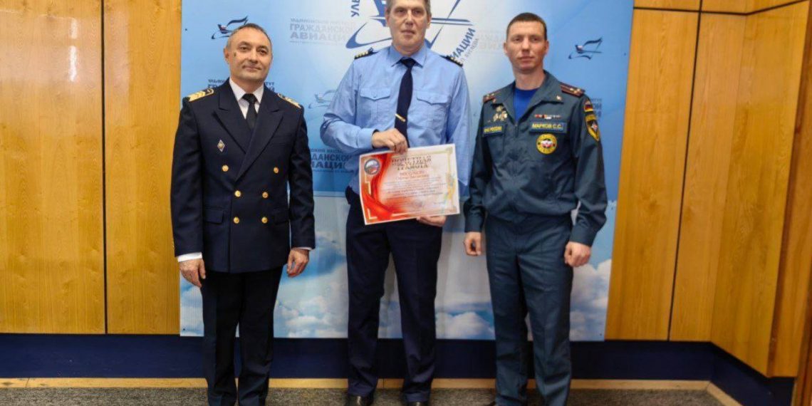 Ульяновские курсанты-лётчики отличились при тушении пожара на Майской горе