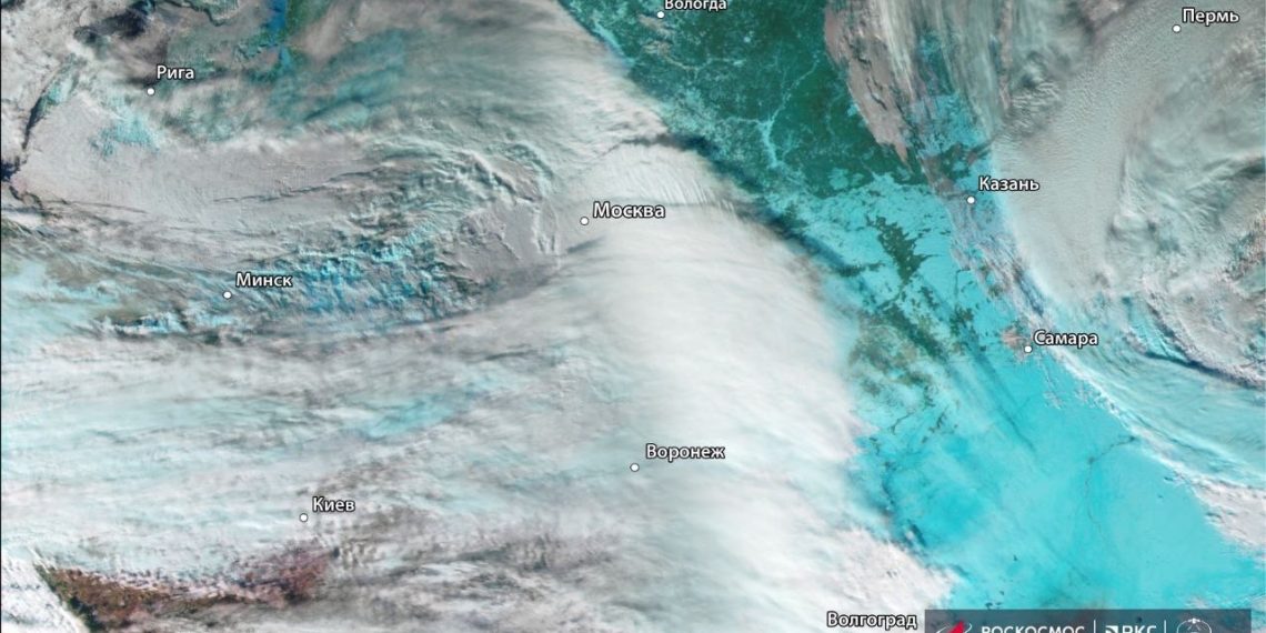 Циклон «Ольга» движется на Ульяновск с гигантскими запасами снега