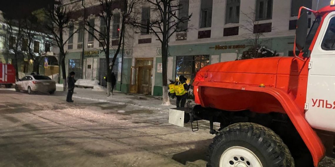 В центре Ульяновска загорелся ресторан Gonzo