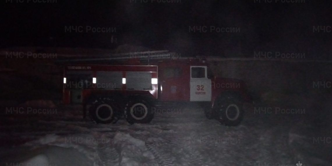 В Карсуне горел технологический техникум