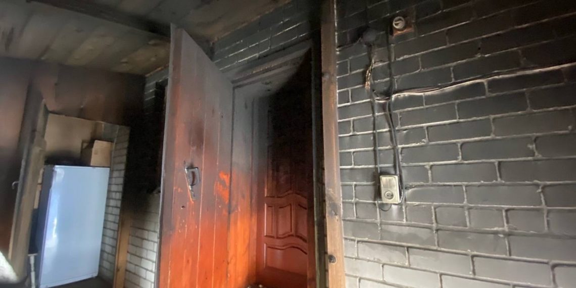 На пожаре в Киндяковке едва не погиб мужчина