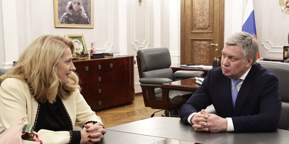 Встречавшаяся с Рональдом Рейганом Екатерина Лычева встретилась в Ульяновске с Алексеем Русских