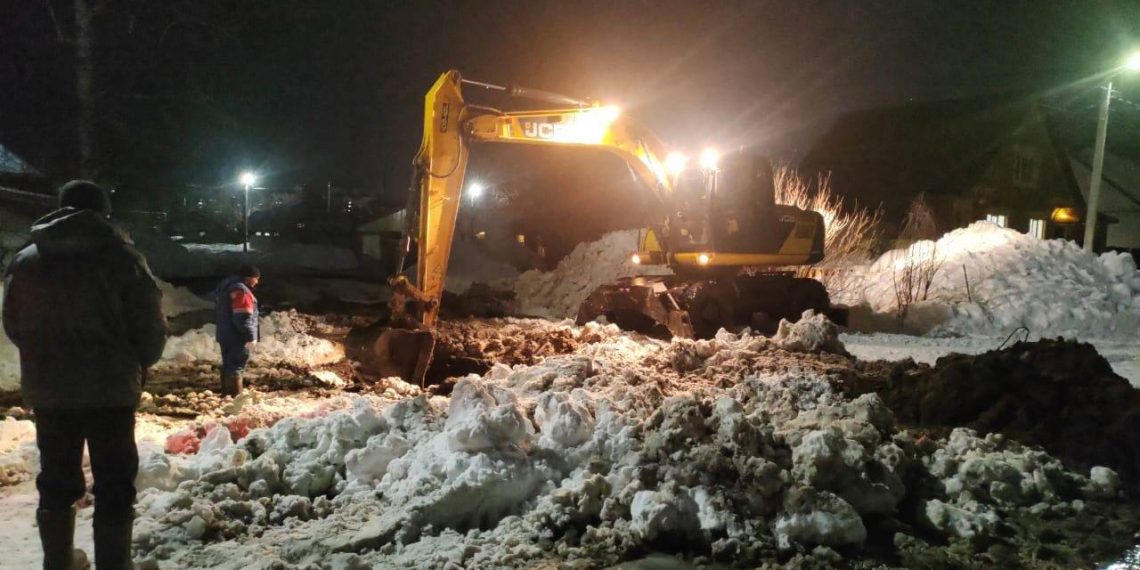 101 дом остался без воды в результате коммунальной аварии в Димитровграде