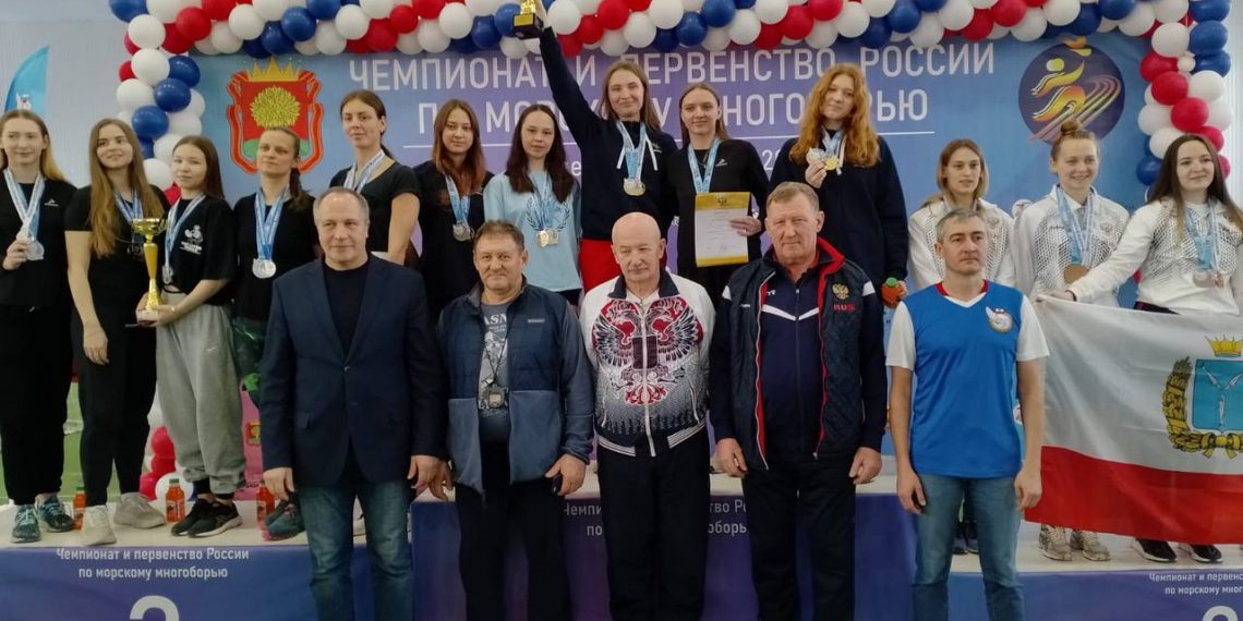 Ульяновская женская сборная выиграла чемпионат России по морскому троеборью