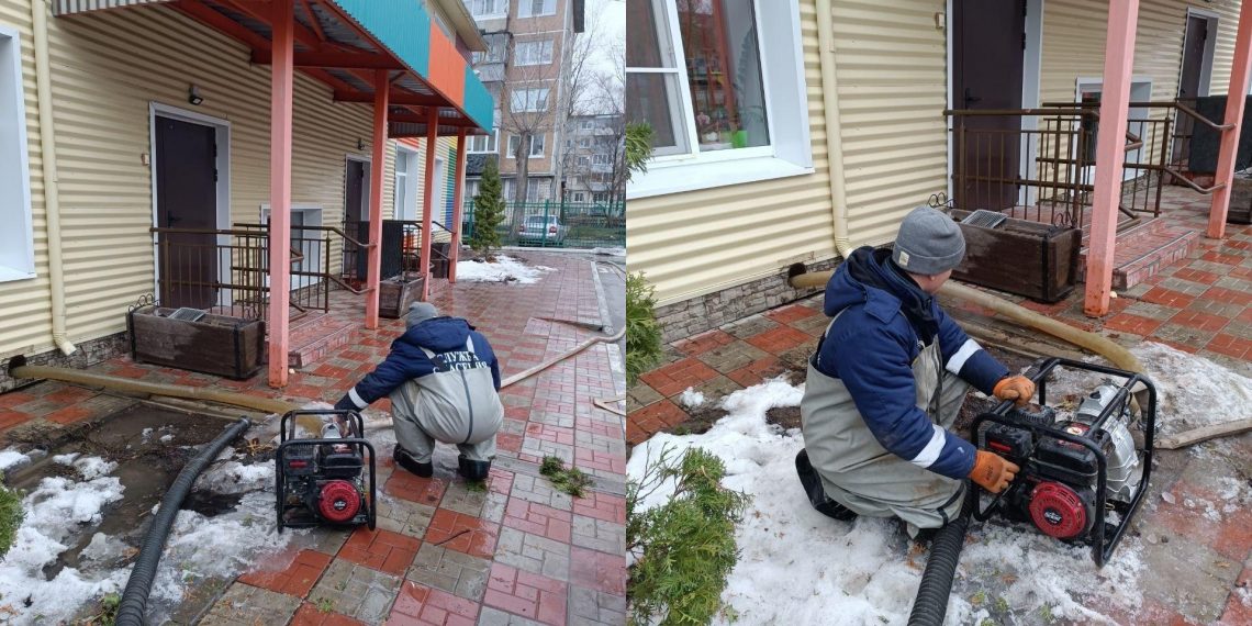 2300 «кубов» воды откачали из детсада, школы и частных подворий в Ульяновске