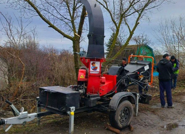 В Ульяновске тестируют новую дробилку стволов и веток деревьев