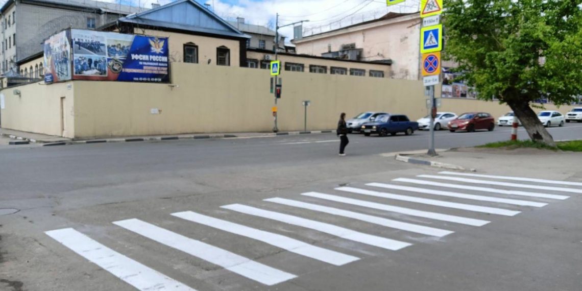 Ульяновские дорожники обновили разметку в центре города