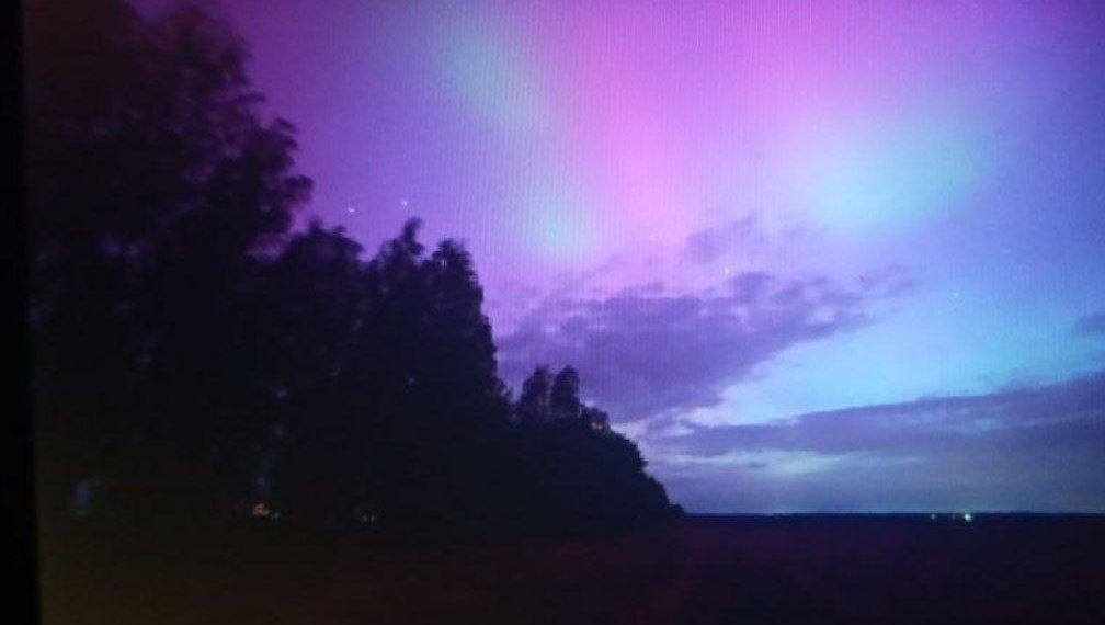 Жители Ульяновской области увидели полярное сияние