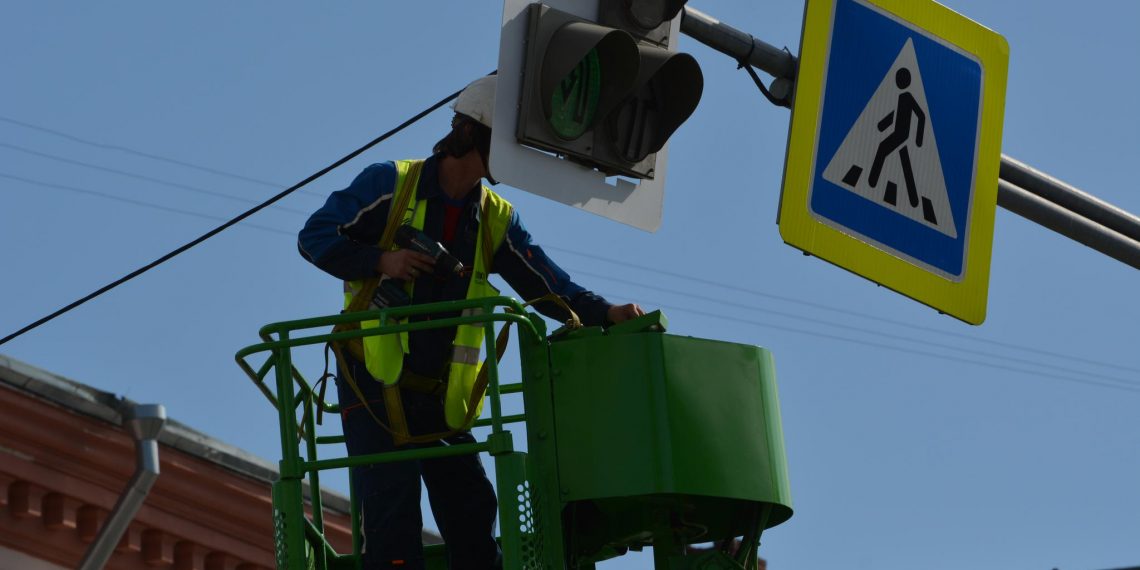 На кольце Нариманова в Ульяновске отключат пешеходный светофор