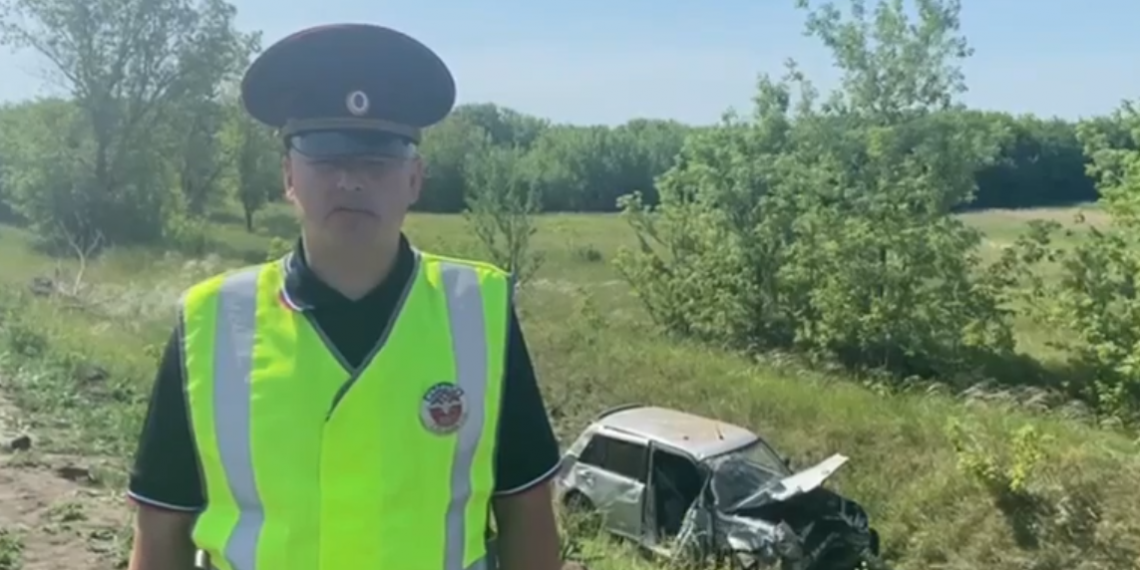 6 июня на трассе в Ульяновской области погиб водитель улетевшей в кювет иномарки