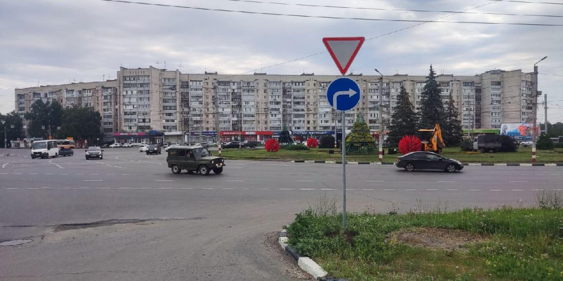 На Пушкарёвском кольце в Ульяновске появились новые дорожные знаки
