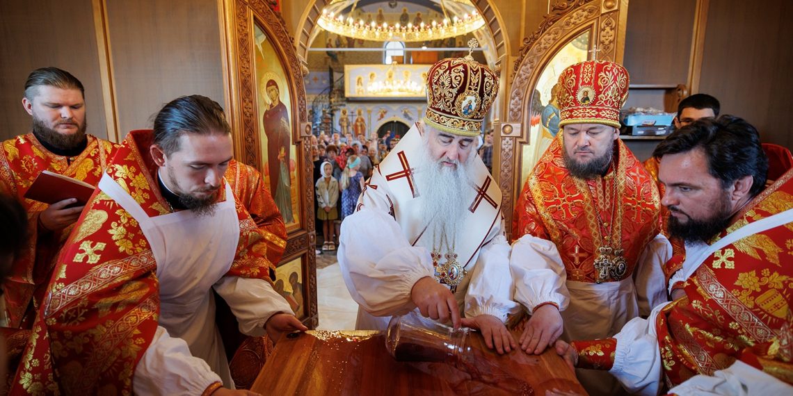 В Мирном освятили храм Святой Ирины