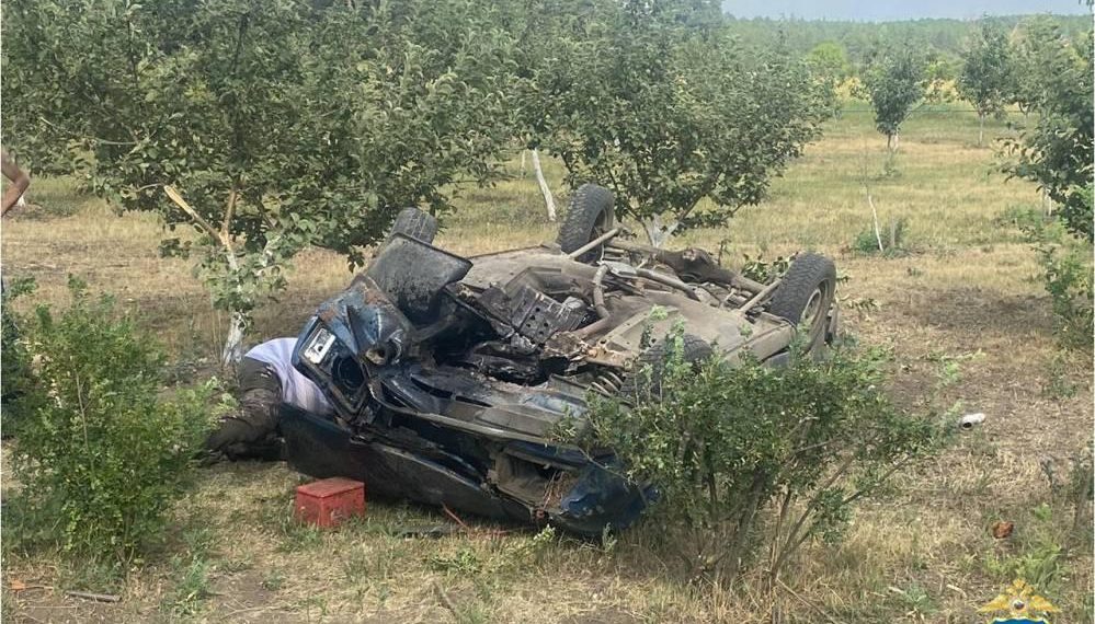 Пьяный водитель без прав улетел в кювет на «семёрке» в Новоспасском районе