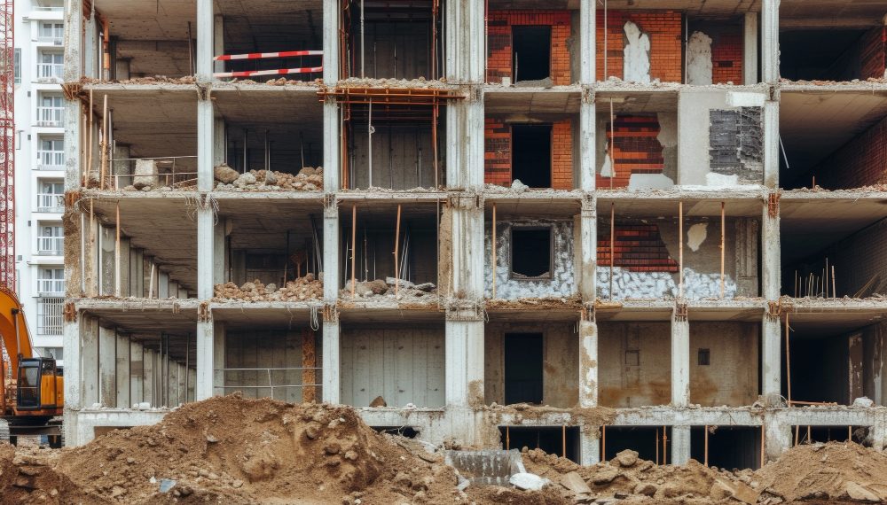 При демонтаже здания в Ульяновске разнорабочий упал с восьмого этажа и погиб