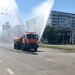 Автоцистерны увлажняют воздух в Ульяновске из-за жары