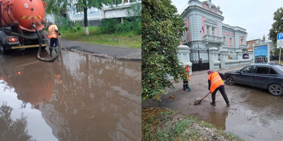 Каспийский циклон зальёт Ульяновск затяжными дождями, в городе усилили прочистку ливнёвок