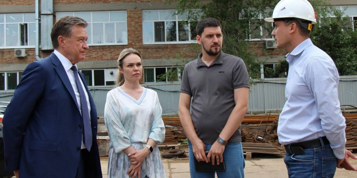 Шалягина показала Рябухину, как строится новая детская «инфекционка» Ульяновска