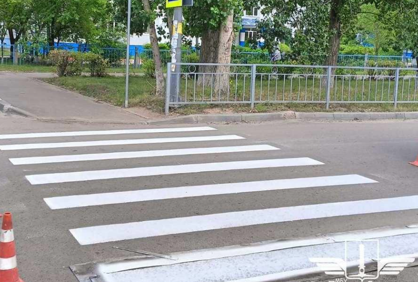 В Ульяновске обновили дорожную разметку на шести улицах и двух бульварах
