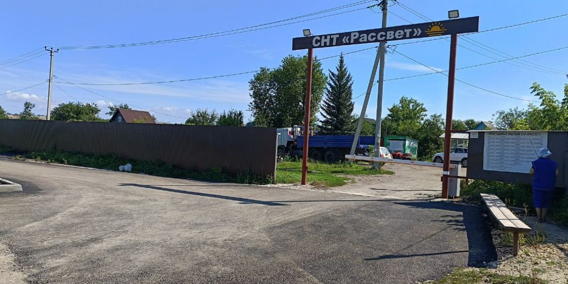 В Ульяновске начали асфальтировать подъездные пути к СНТ