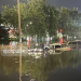 В Новом городе после ливня под воду ушли припаркованные авто