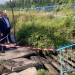 В мэрии оценили состояние смытой дождём лестницы у Президентского моста