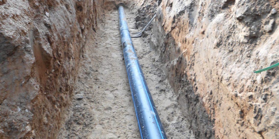 Крупная утечка на водоводе в Засвияжье произошла утром 8 августа