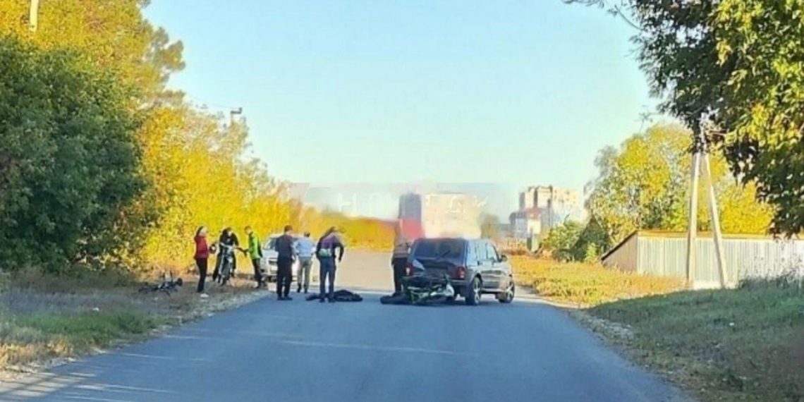 В Димитровграде подросток на мотоцикле протаранил «Ниву»