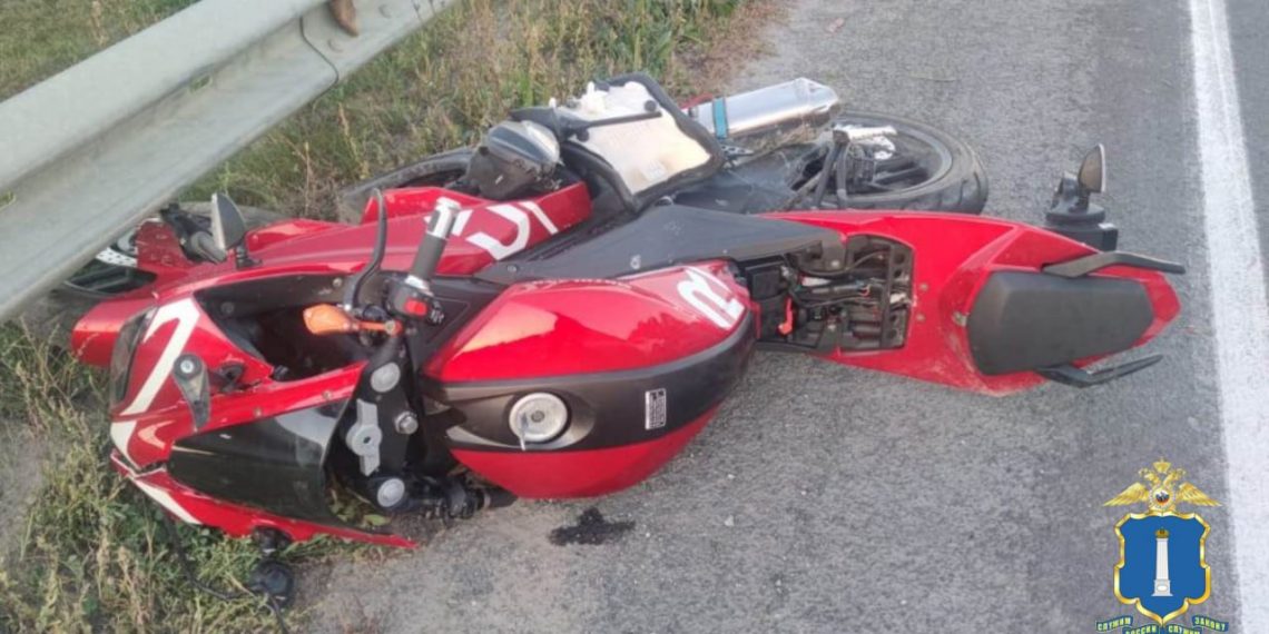 Мотоциклист без прав разбился на дороге в Инзенском районе