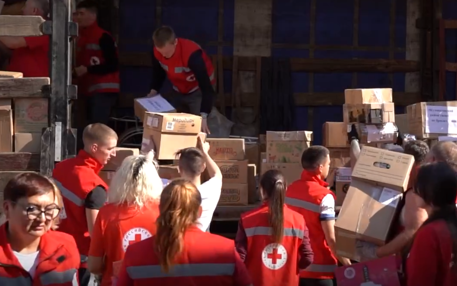 Из Ульяновска в Курск направили более двухсот тонн гуманитарной помощи