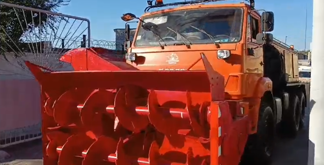 В Ульяновске к седьмой зиме подготовили ротор на базе КамАЗа