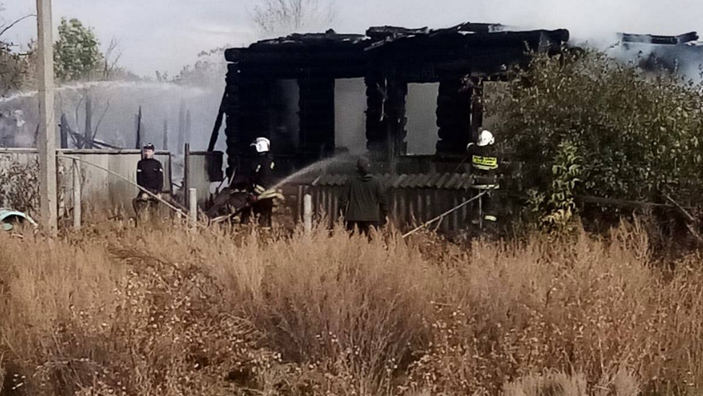 Трое детей смогли выбраться из пылающего дома в Ульяновской области