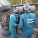 Ульяновские спасатели рассказали подробности ДТП с перевернувшейся «Буханкой»