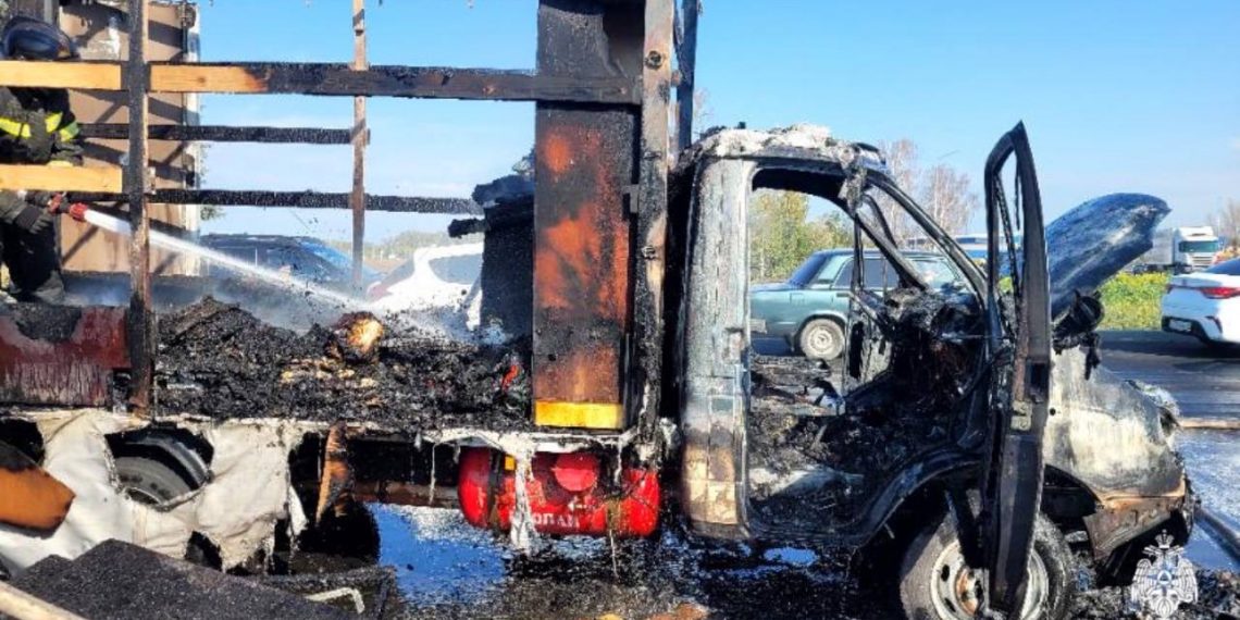 Сгоревшая в Ульяновске ГАЗель перевозила вещи новосёлов