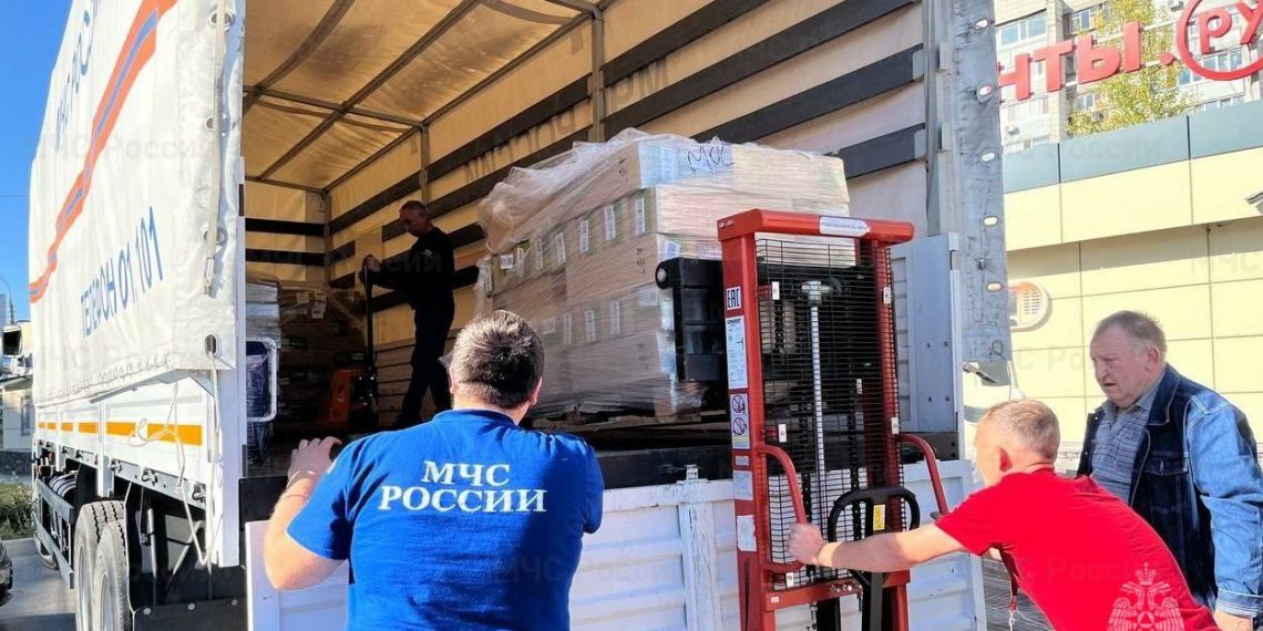 Груз с огнетушителями из Ульяновска в Курск доставят сотрудники МЧС