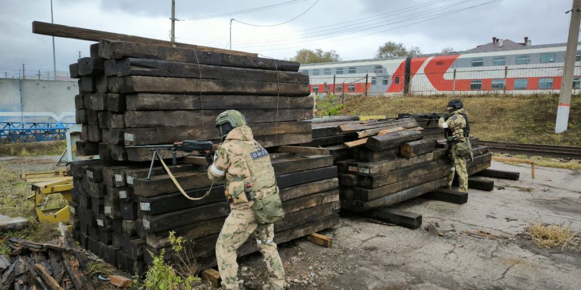 Ульяновские силовики провели антитеррористическое учение: фото, видео