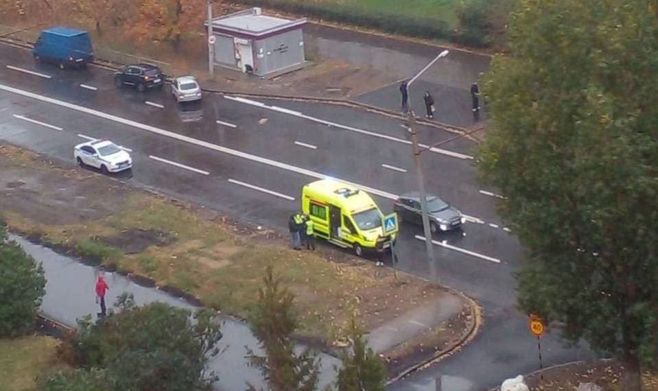 Молодую женщину сбила иномарка на пешеходном переходе в Ульяновске