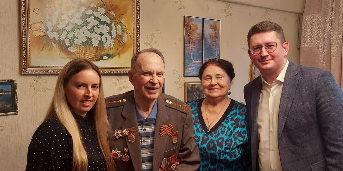 Ветеран из Ульяновской области Иван Щербенев отметил 98-й день рождения