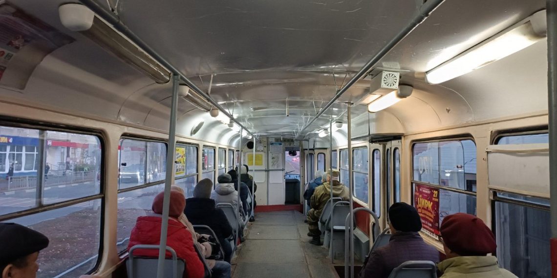 Трамвайный маршрут №107 сделал свой последний в этом году рейс