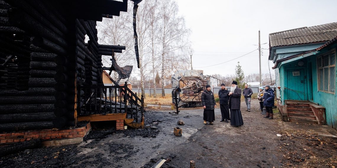 Что осталось от сгоревшего криушинского храма: фото