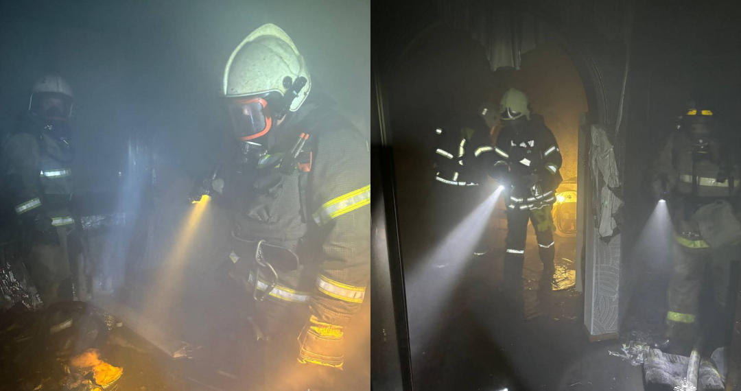 На пожаре в Дальнем Засвияжье эвакуировали 29 человек и спасли женщину