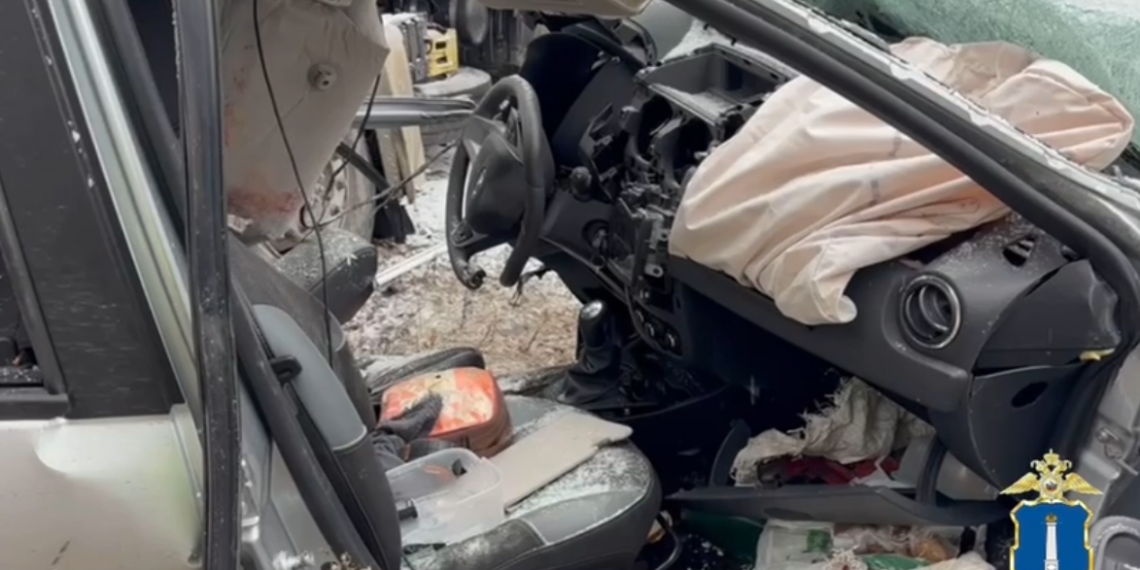 Водитель «Ларгуса» насмерть разбился о фуру в Мелекесском районе