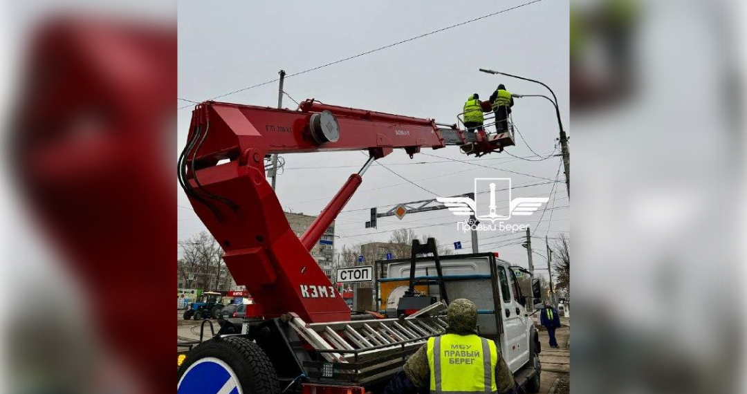 На севере Ульяновска модернизируют светофорный объект