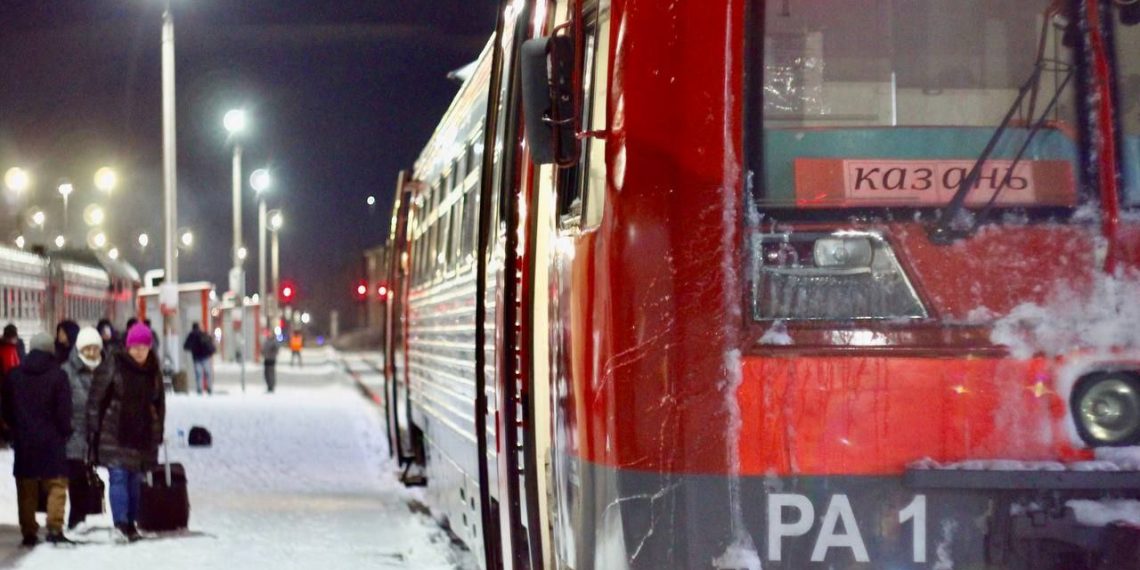 55 500 пассажиров перевёз с начала года поезд Ульяновск — Казань