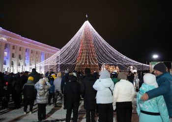На открытии главной городской ёлки Ульяновска присутствовало более 12 тысяч горожан
