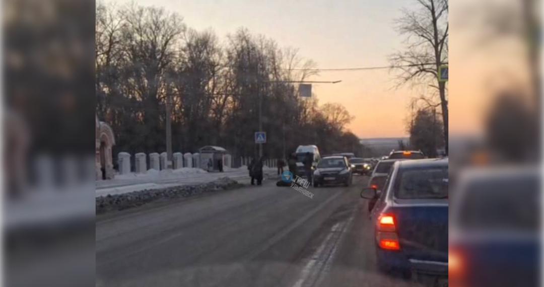 Ульяновскую пенсионерку сбили на переходе у старого кладбища