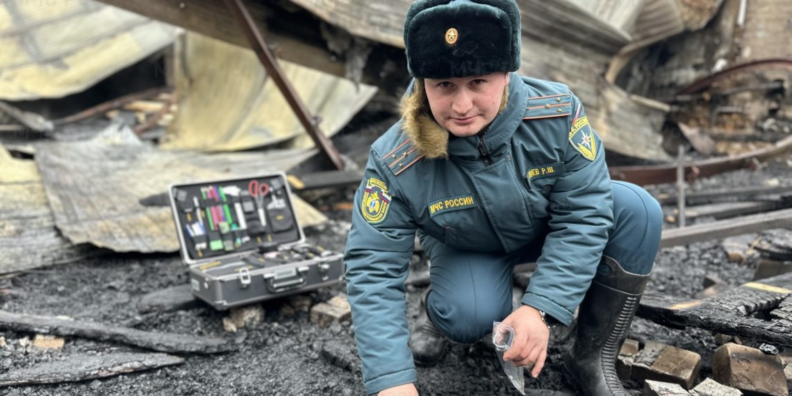 Как работают на пепелищах дознаватели ульяновского МЧС — видео